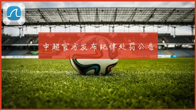 中超官方发布纪律处罚公告