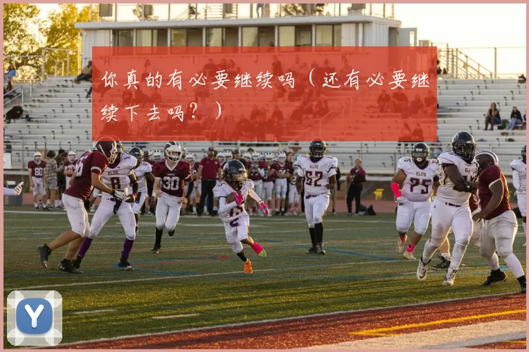 你真的有必要继续吗（还有必要继续下去吗？）